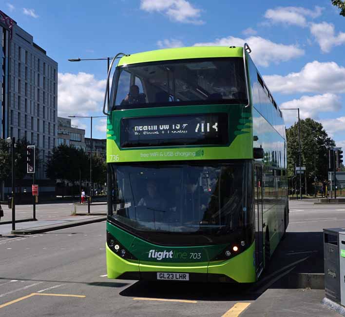 Reading Buses Flightline Alexander Dennis Enviro400CITY 732
